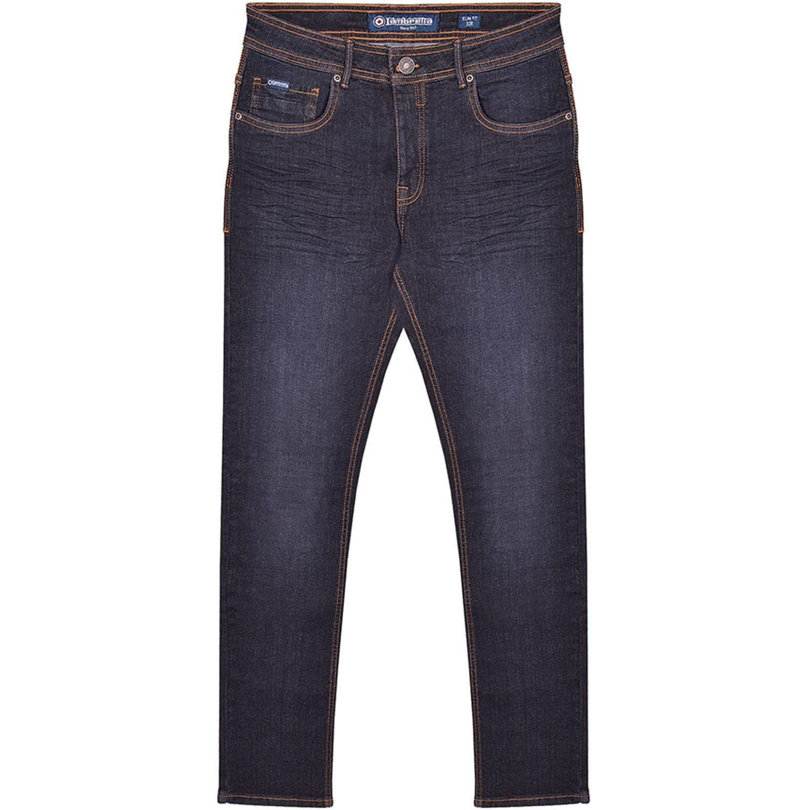 Lambretta Lambretta Men's Stafford Slim Jeans in Dark Navy