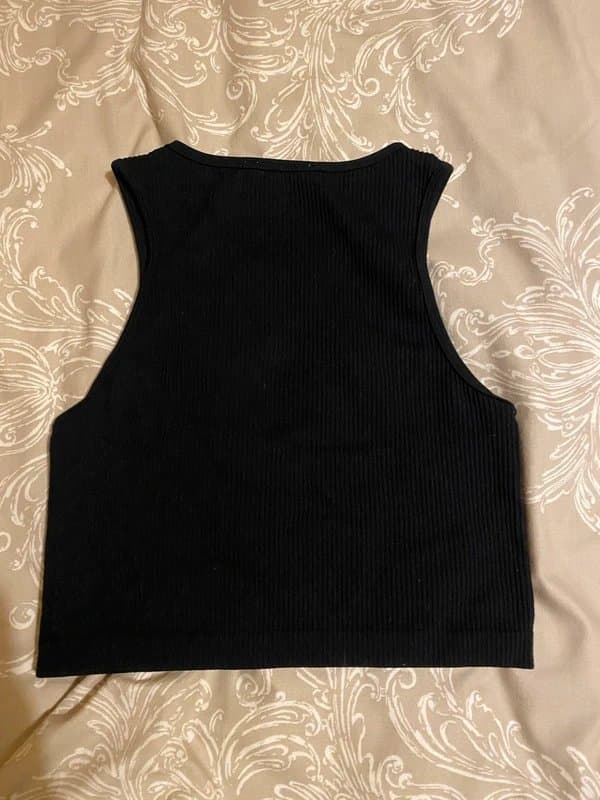 Pull & Bear black ribbed top