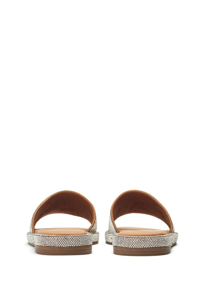 Moda In Pelle Moda In Pelle Women's 'Jaz' Metallic Sandals in Silver - 3