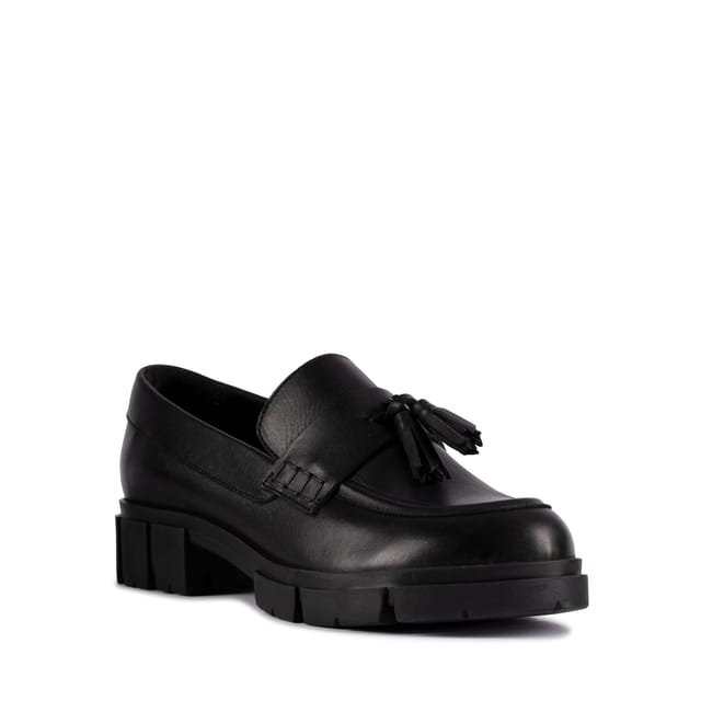 Clarks Clarks Women's Teala Loafer Black Leather Loafers, Slip Ons - 2