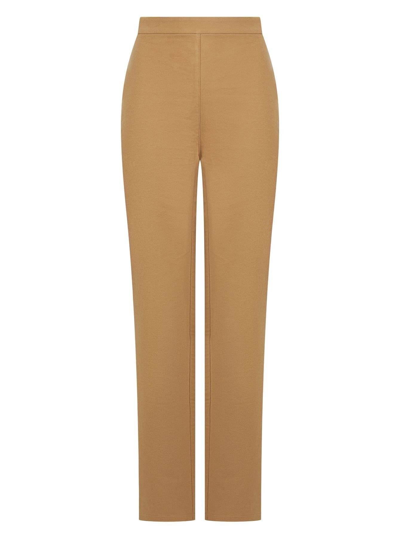 K-Win London K-Win London Women's Classic Moleskin Trousers in Camel - 2