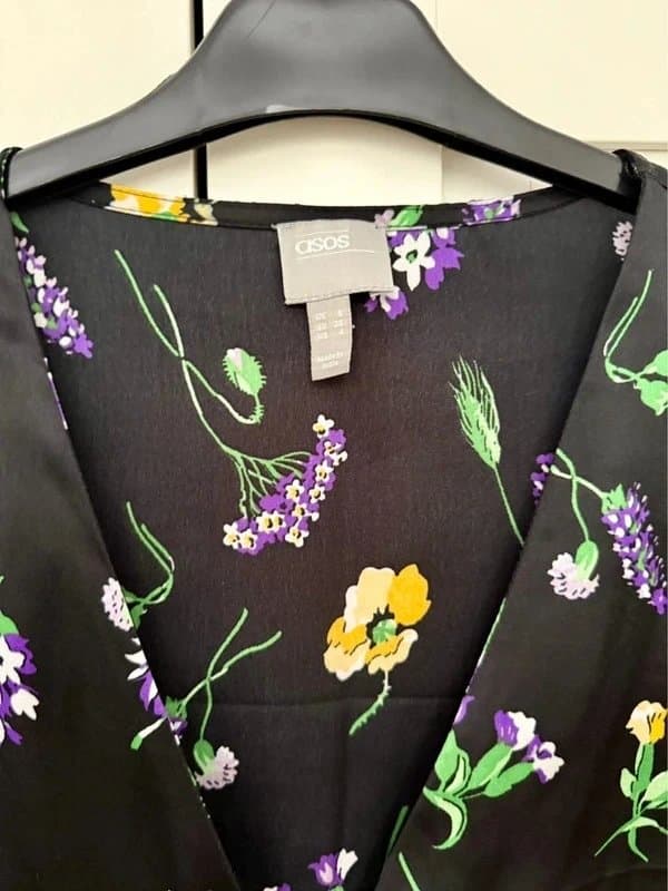 ASOS ASOS Satin Floral Pyjama Shirt