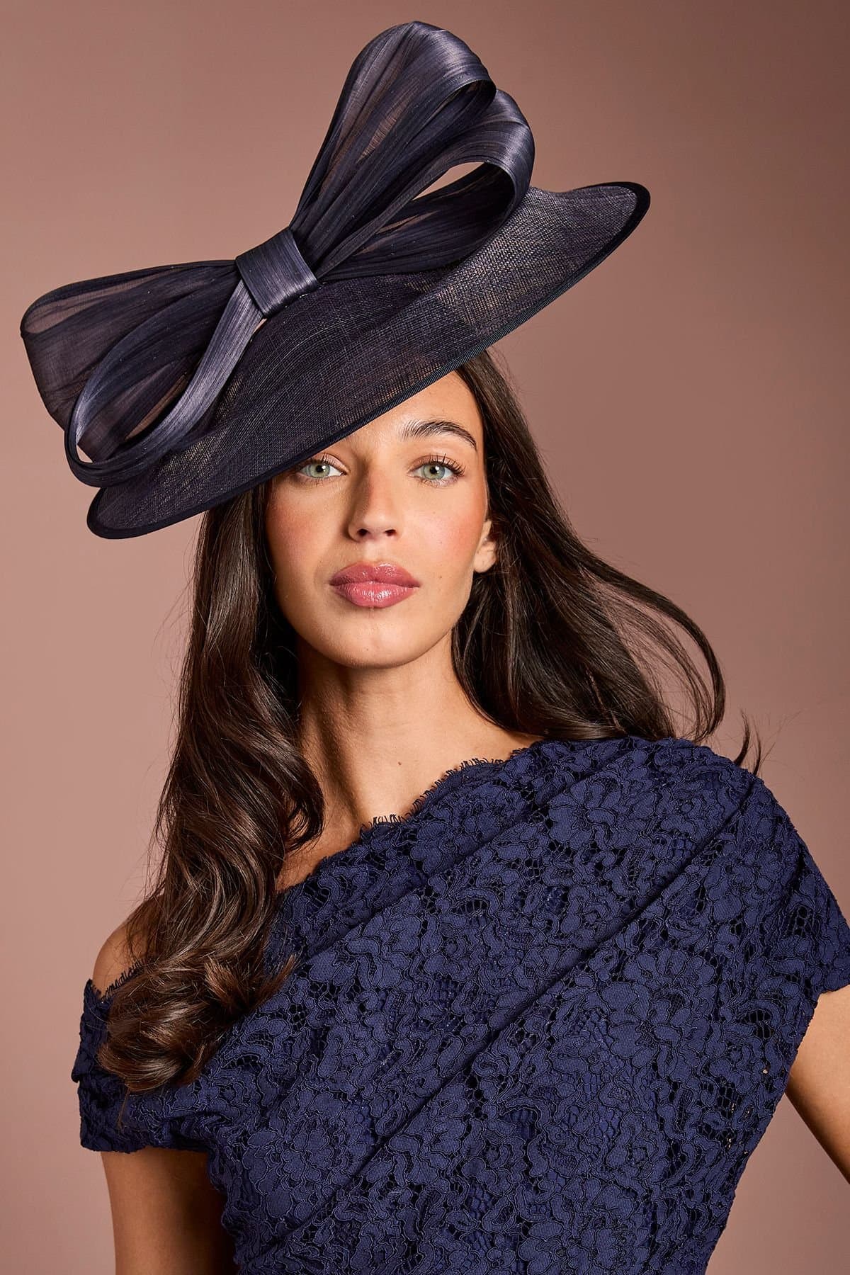 Coast Coast Women's Bow Detail Fascinator in Navy