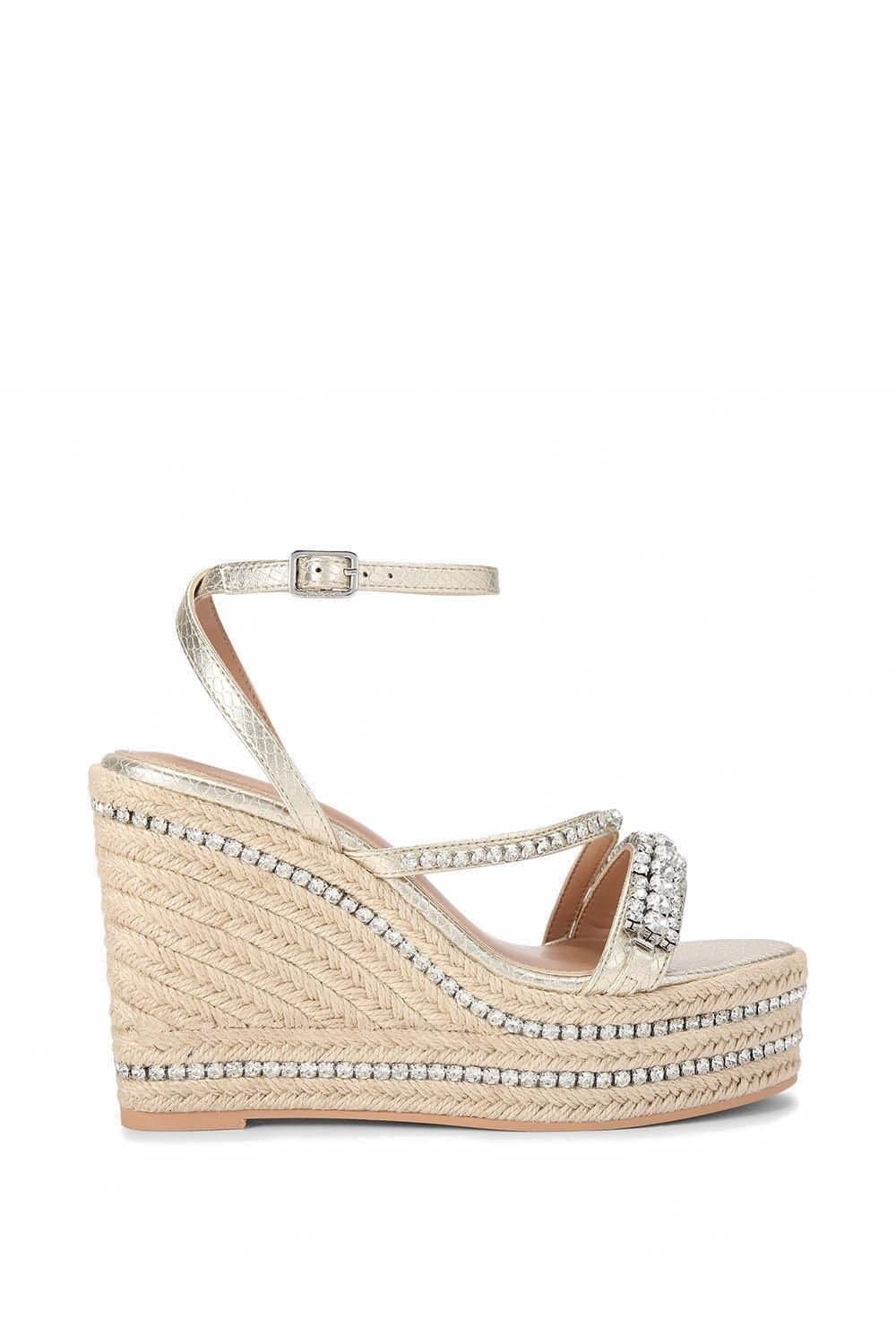 Carvela Carvela Women's 'Lusso Wedge' Heels in Gold