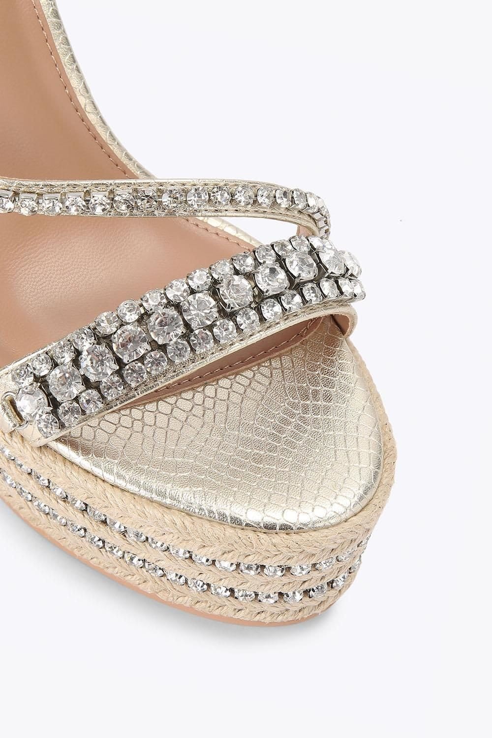 Carvela Carvela Women's 'Lusso Wedge' Heels in Gold - 4