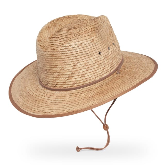 Sunday Afternoons Sunday Afternoons Men's 'Islander' Straw Adjustable UPF 50+ Fedora in Light Tan - 3