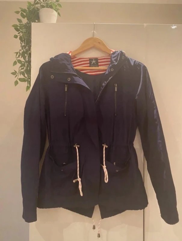 Primark Primark Lightweight Raincoat – Navy – Size 8 - 1