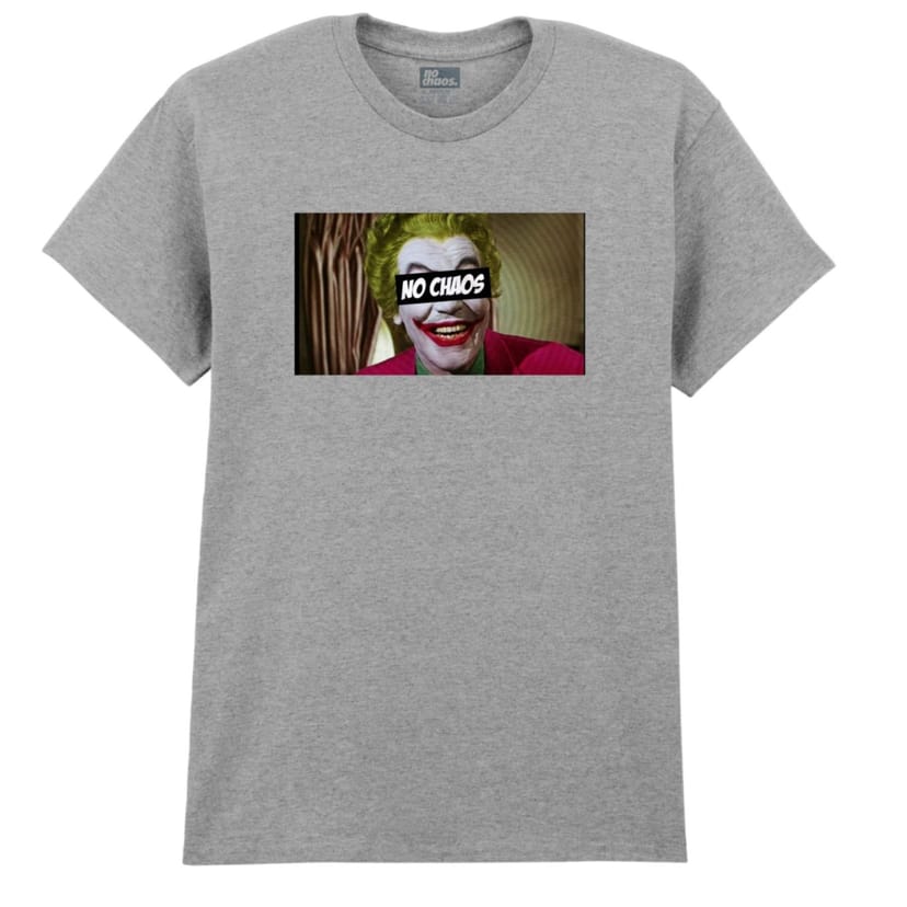 No Chaos No Chaos Men's You Joking Mate? T-Shirt in Grey - 1