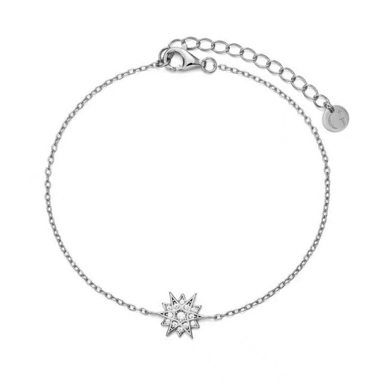 Gold Trip Gold Trip Women's Celestial Star Bracelet in Silver