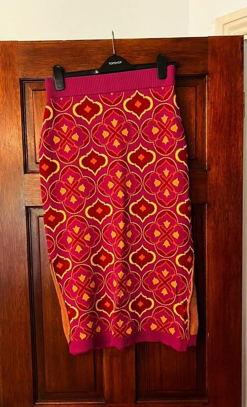 Never Fully Dressed Multi-Coloured Knitted Skirt, UK12