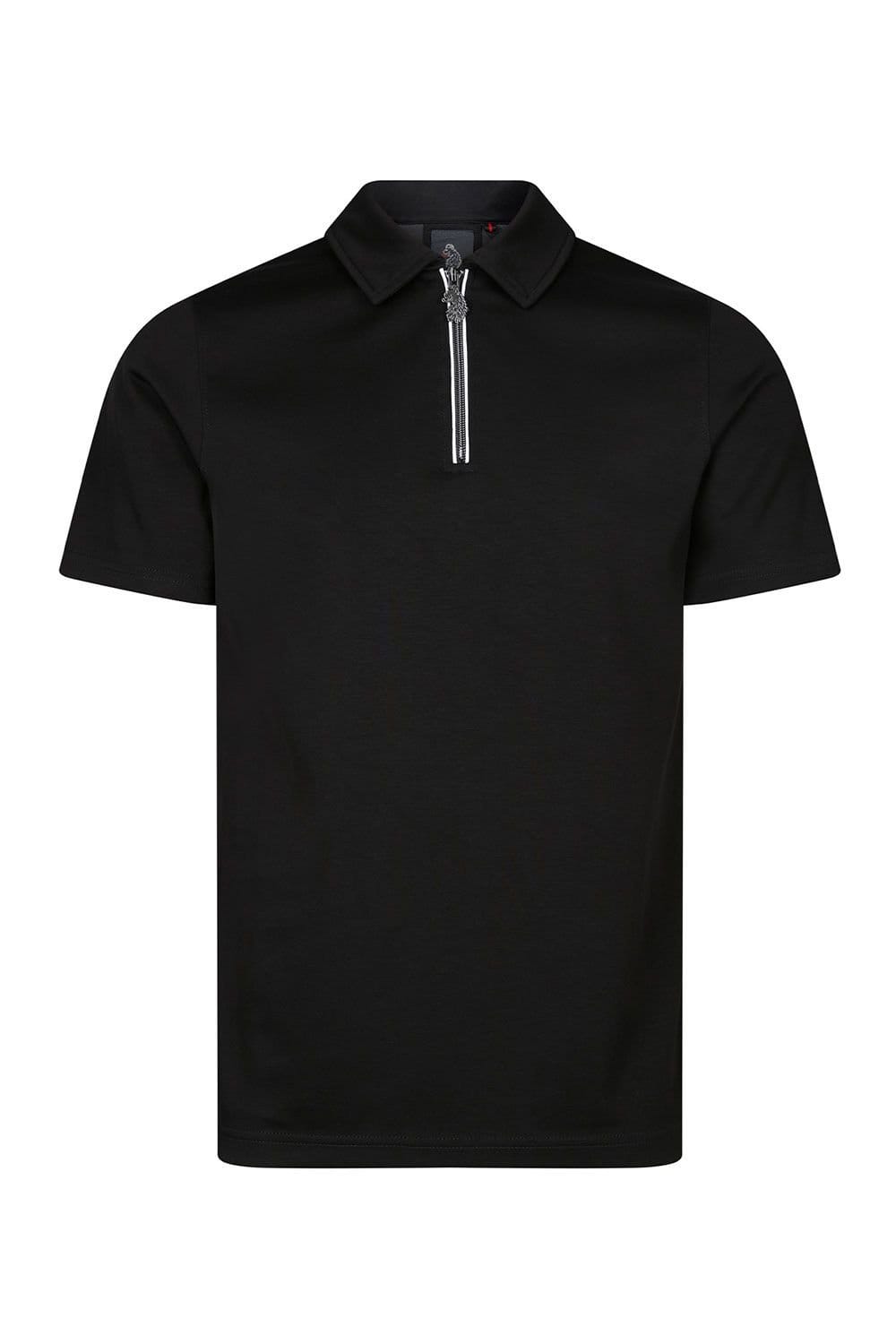 Luke 1977 Luke 1977 Men's Opal Zip Polo in Black - 4