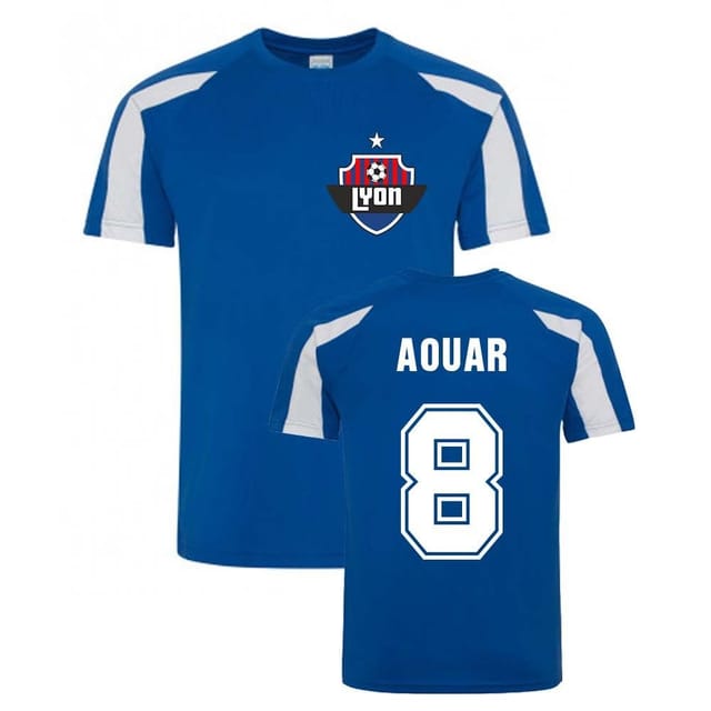 Olympique Lyon Olympique Lyon Men's Houssem Aouar Lyon Sports Training Jersey in Blue - 2