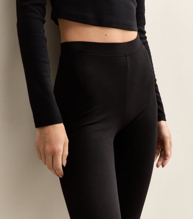 New Look Women's Black Pack Of 2 Jersey Leggings New Look - 3