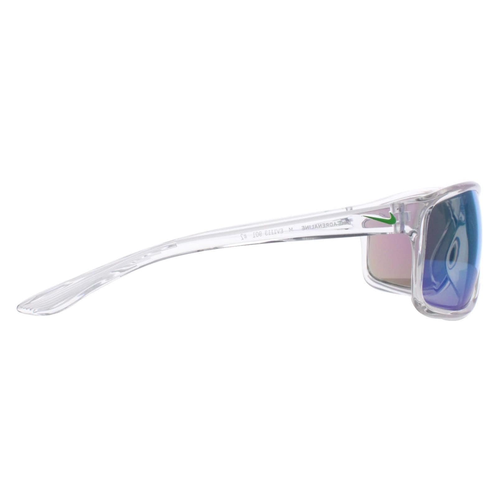 Nike Nike Men's EV1113-901-66 Adrenaline Square/Rectangle Sunglasses in Clear - 4