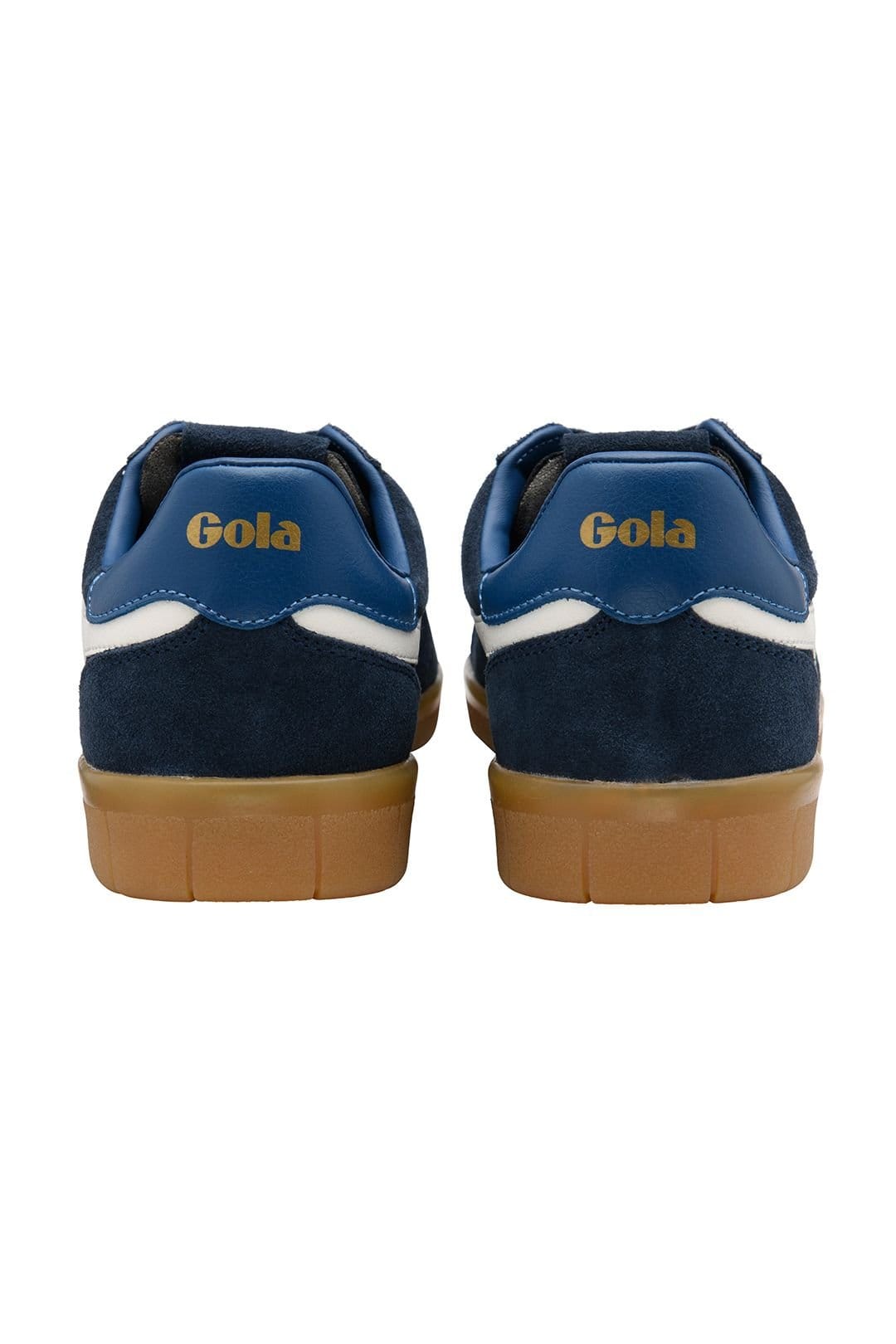 Gola Classics Gola Classics Men's 'Atlas' Suede Lace-Up Trainers in Mid Navy - 4