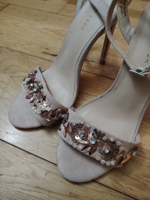 New Look Sequin party shoes - Size 4