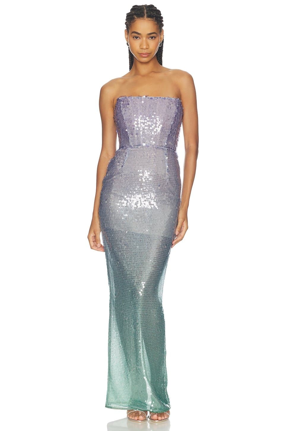 revolve Ibiza Ombre Farah Strapless Maxi Dress