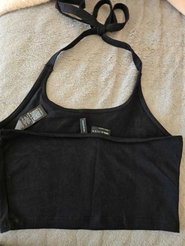 ASOS Design Halter cropped top