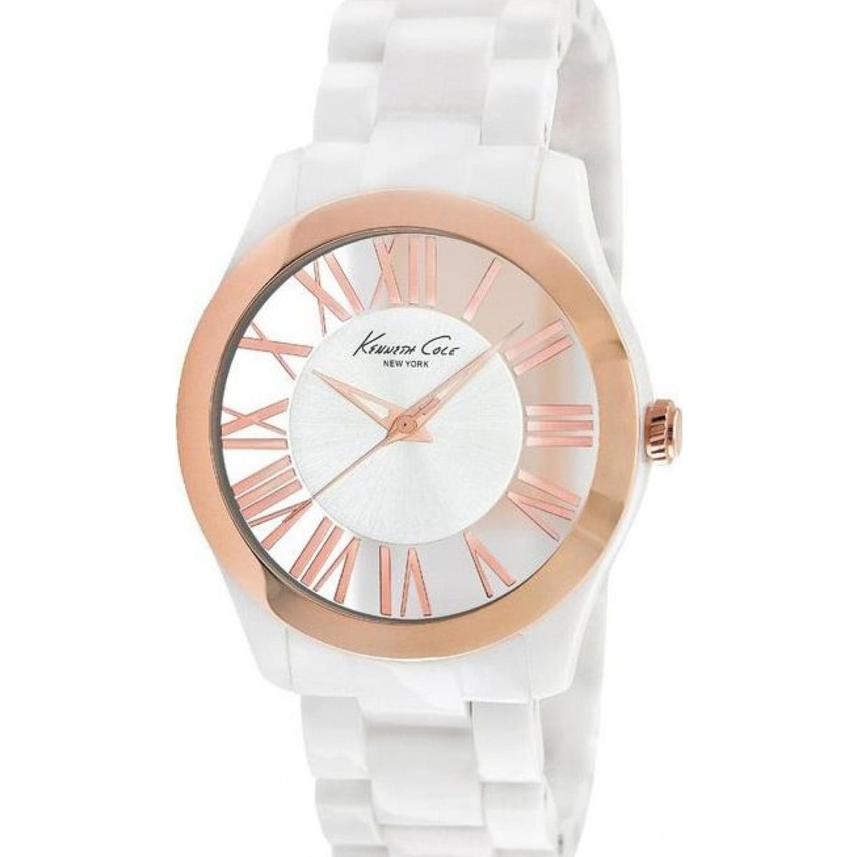 Kenneth Cole Kenneth Cole Women's IKC4860 40mm Quartz Watch in White - 1
