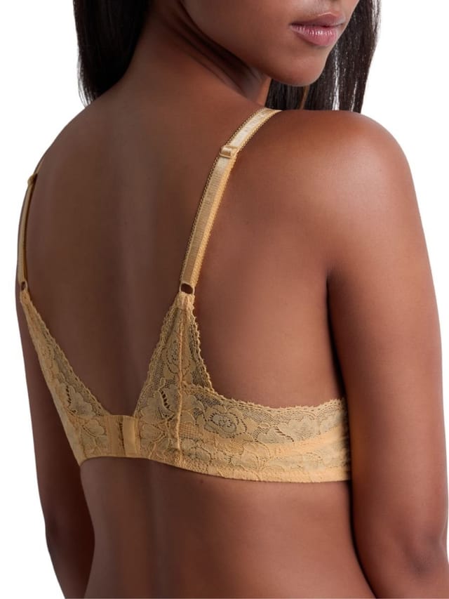 Aubade Aubade Women's Rosessence Care High Apex Plunge Bra in Yellow - 2