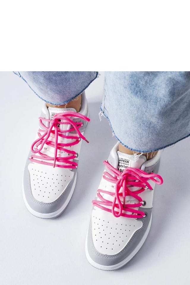 Love Lace Love Lace Women's Retro Lace Up Sport Sneakers with Rubber Sole Casual Spring Summer in White - 3