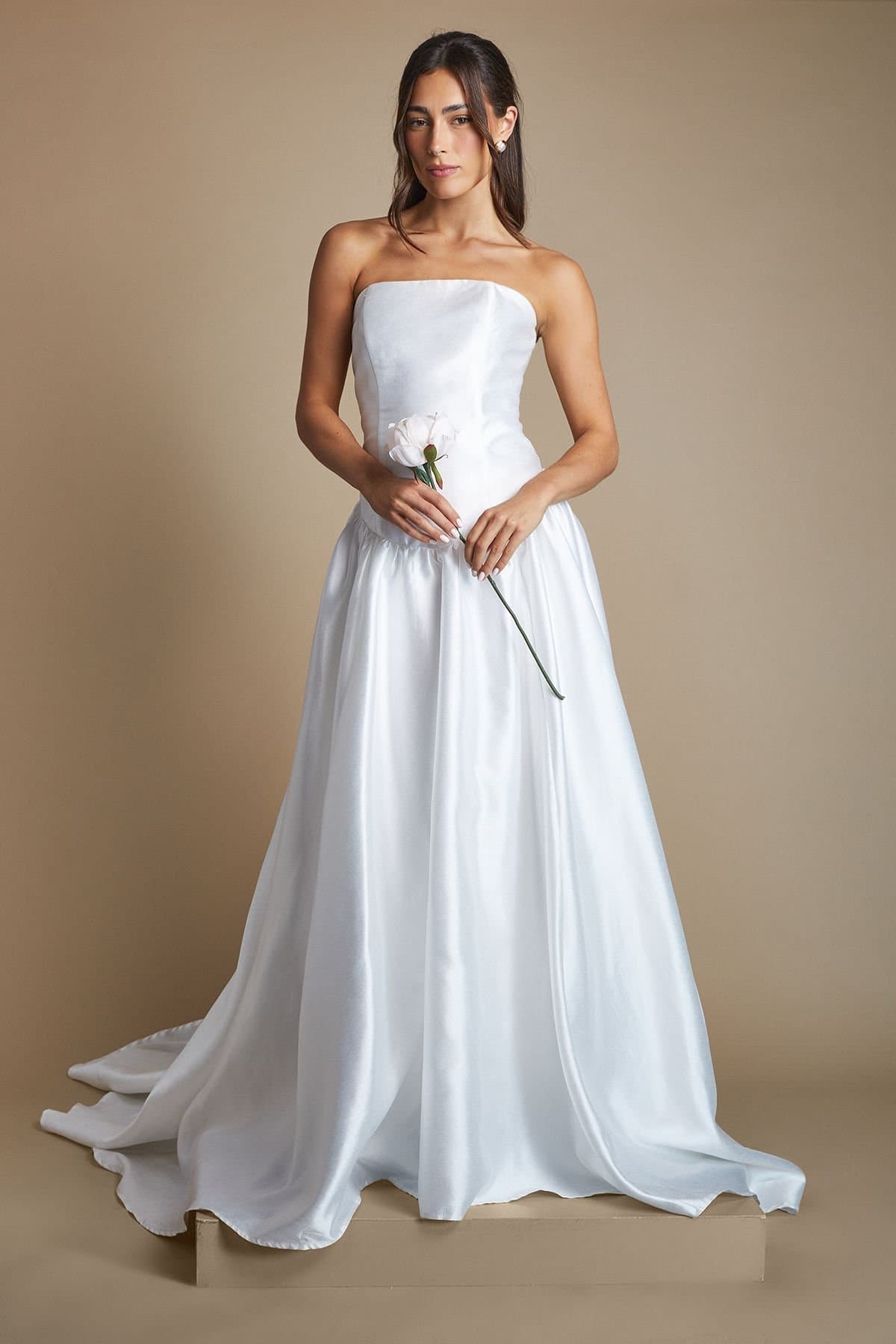 Coast Coast Women's Drop Waist Detail Maxi Wedding Dress in Ivory