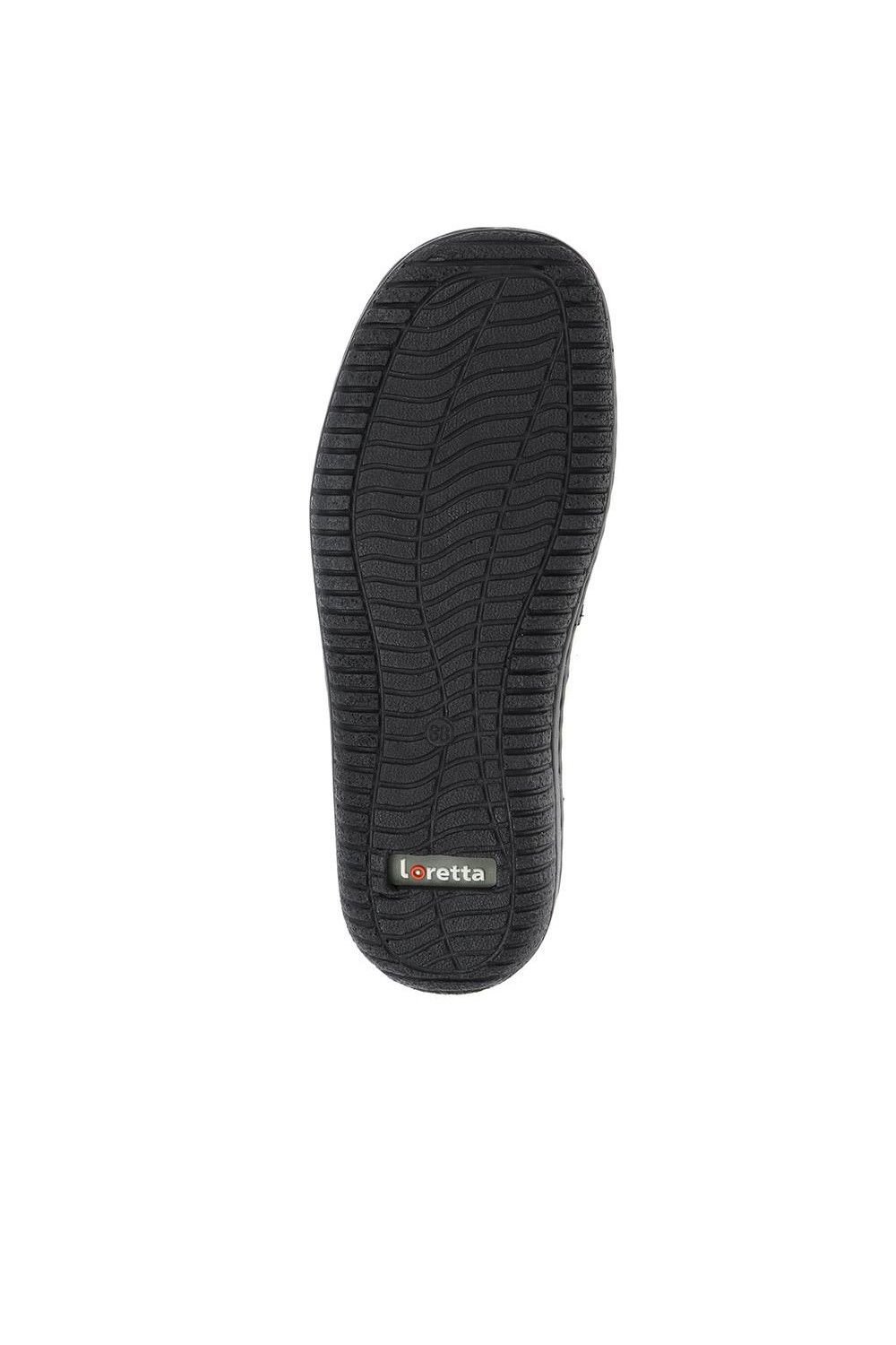 Pavers Pavers Women's Leather Slip On Shoes in Navy - 4