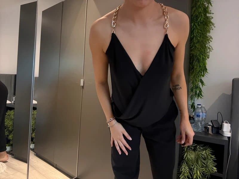 New Look Black elegant tank top