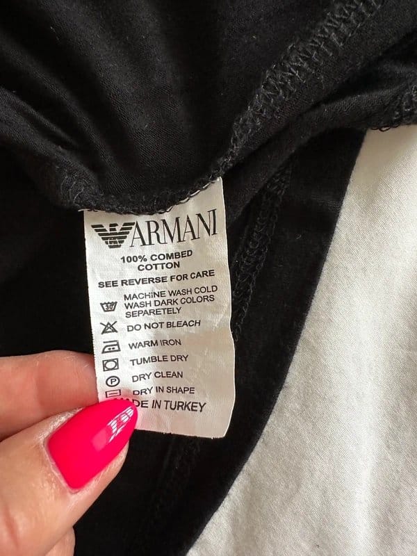Emporio Armani Armani Jeans Black T-shirt - 1