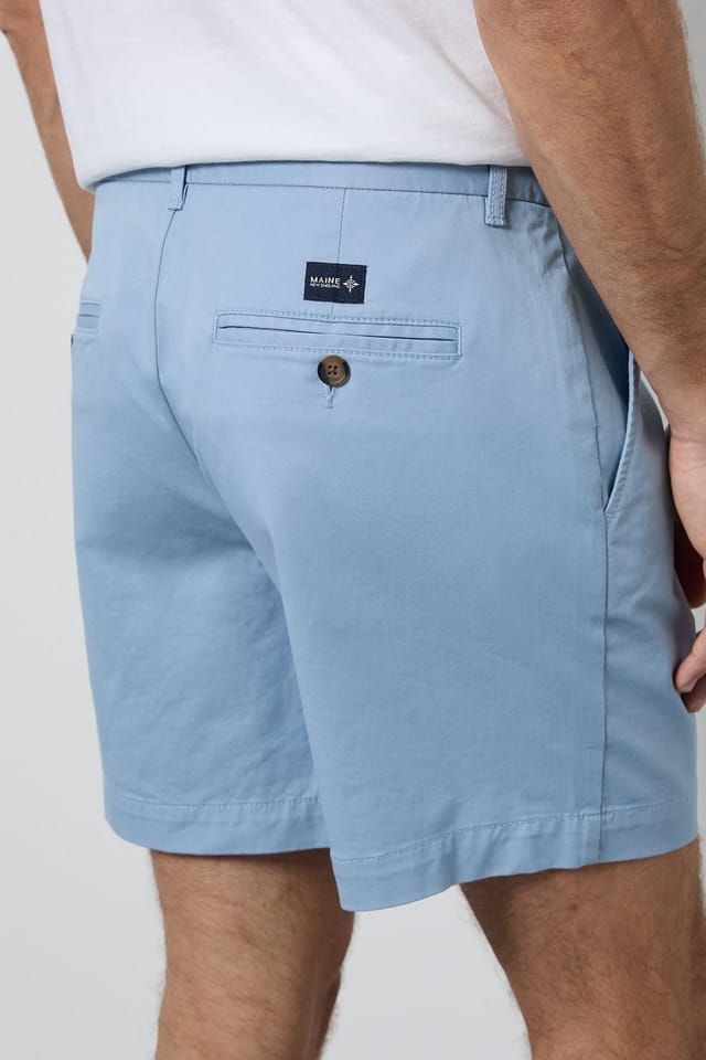 Maine Maine Men's Light Blue Premium Skipper Shorts - 2