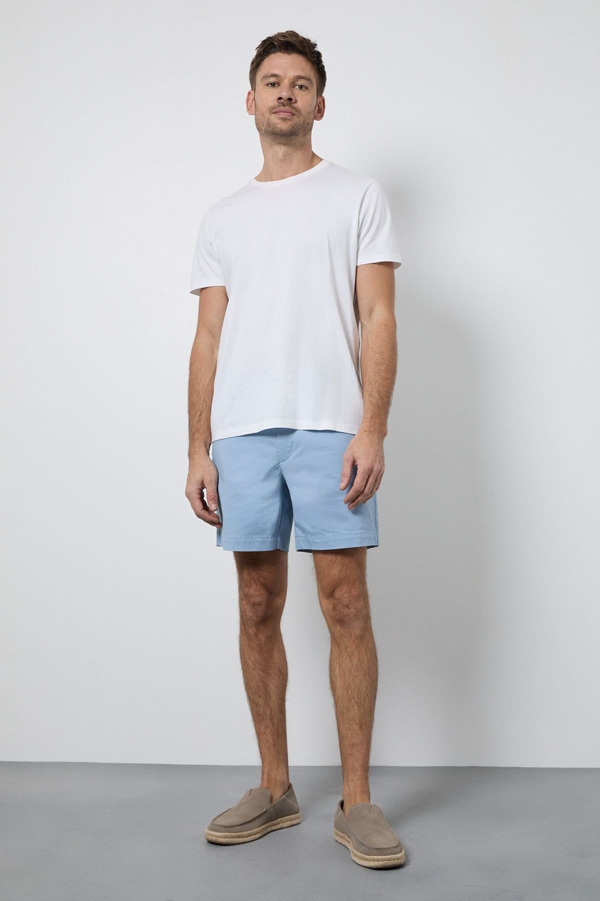 Maine Maine Men's Light Blue Premium Skipper Shorts - 4