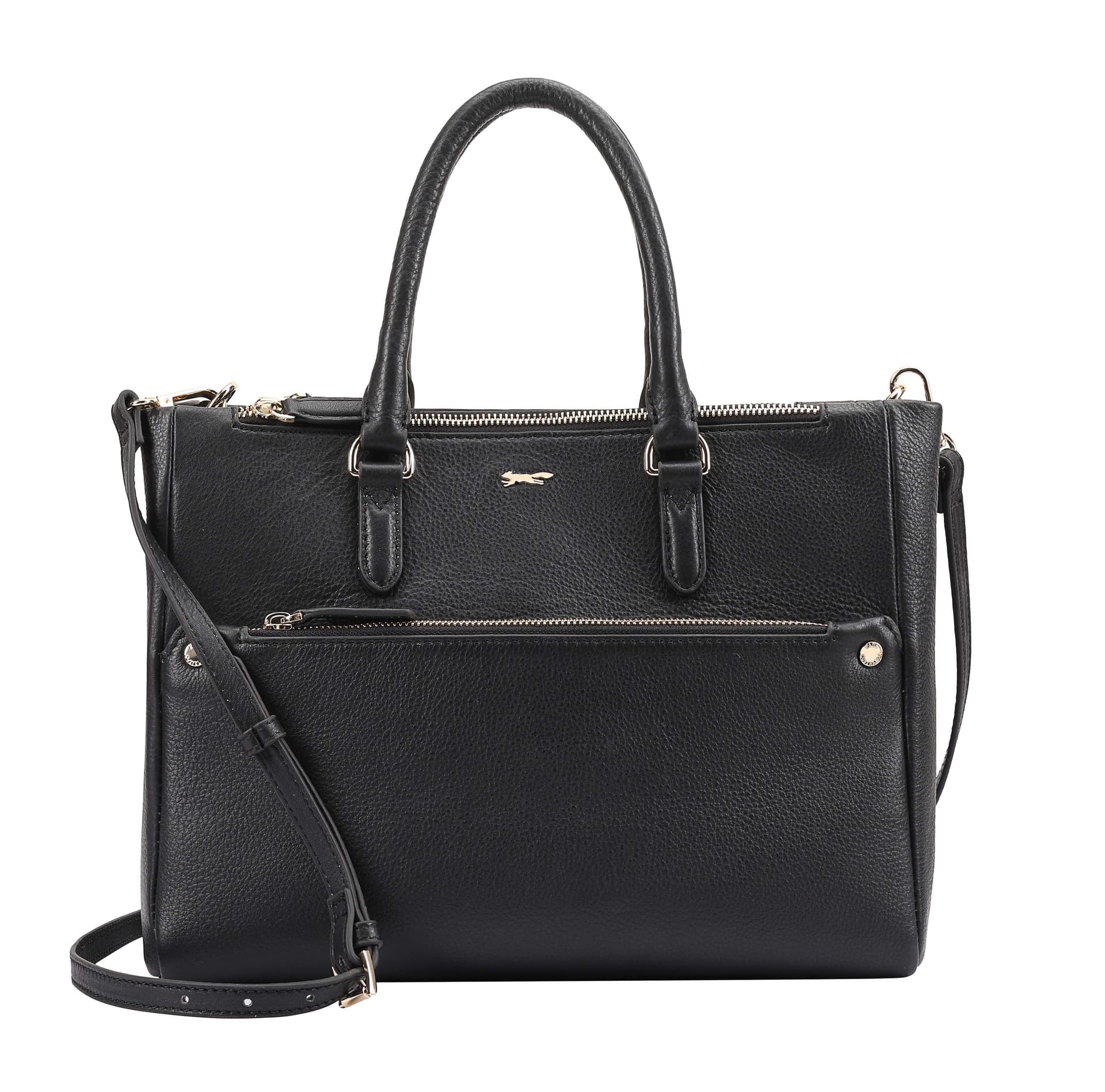 Paul Costelloe Paul Costelloe Women's Odessa Leather Multi Way Bag in Black