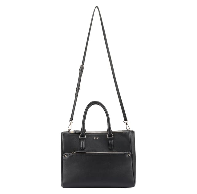 Paul Costelloe Paul Costelloe Women's Odessa Leather Multi Way Bag in Black - 2