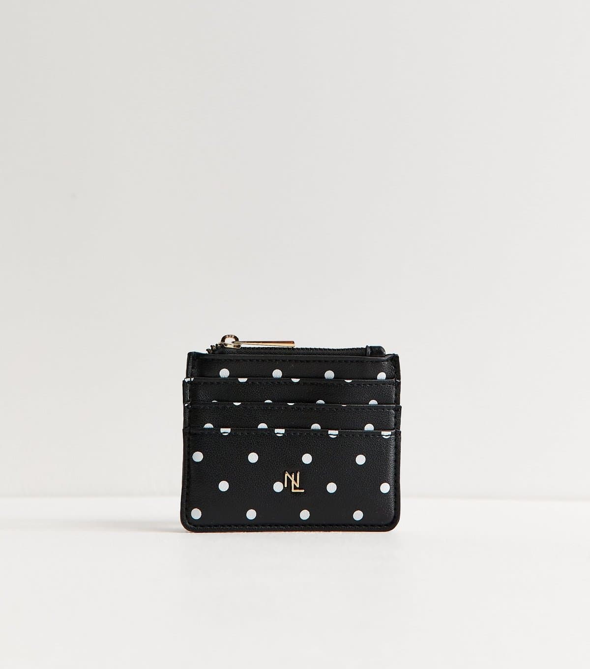 New Look Black Polka Dot Cardholder New Look