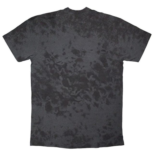 Willie Nelson Willie Nelson Men's Floral Washed T-Shirt in Black - 2