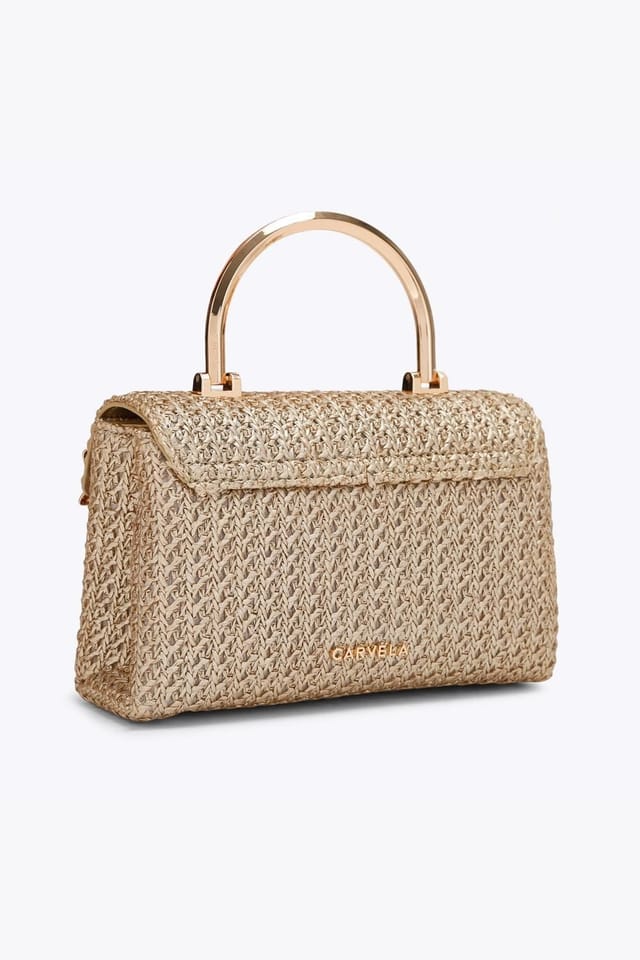 Carvela Carvela Women's 'Amara Top Handle' Bag in Tan - 3