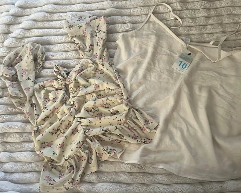 New Look Women’s bundle tops size 10 cream x2