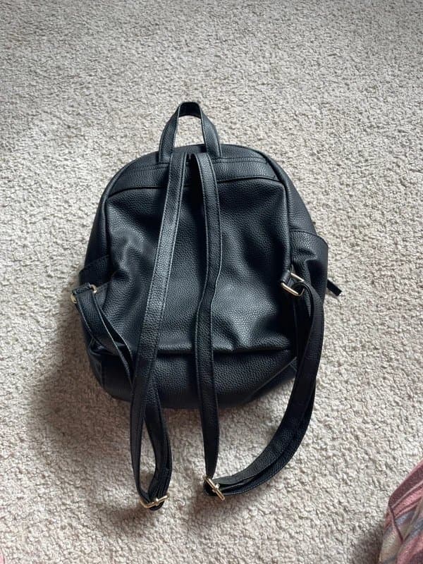 New Look Leather mini backpack