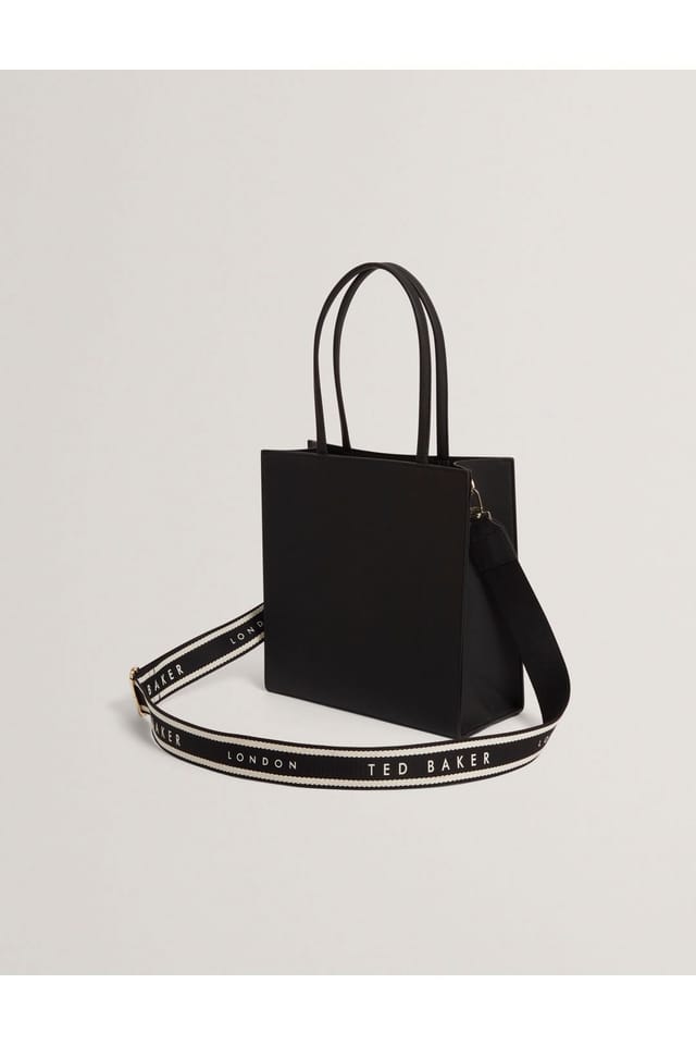 Ted Baker Ted Baker Women's ICONICA Webbing Small Icon Bag Jet-Black in Black - 3