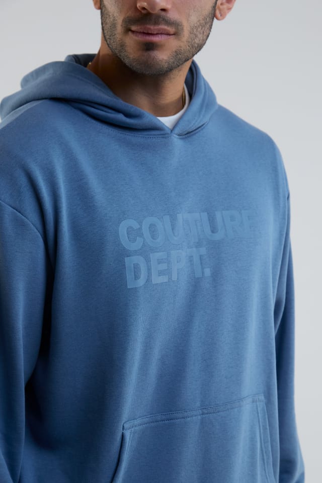 BCouture BCouture Men's Shorts, Hoodie & T-Shirt Set in Blue - 3