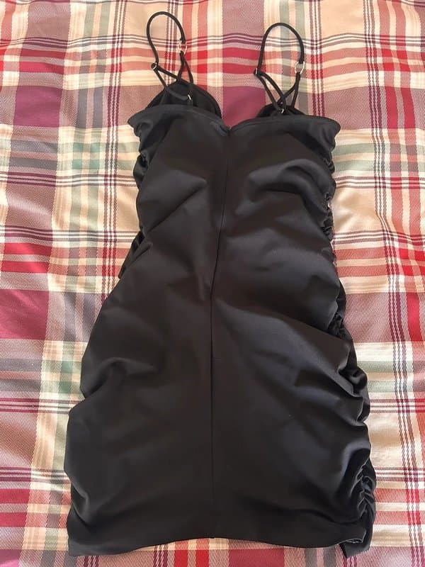 Bershka bershka black mini dress