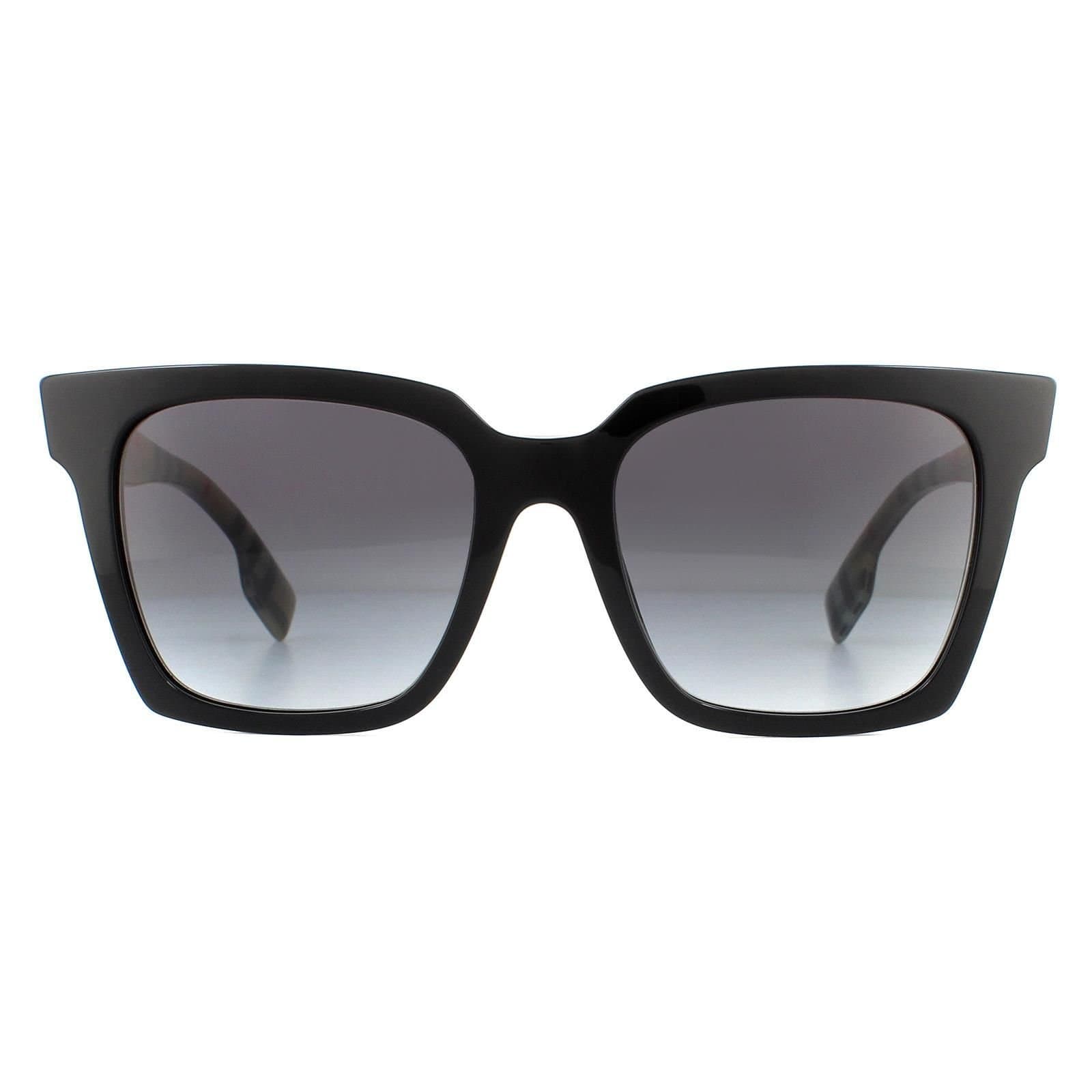 Burberry Burberry Women's Square Black Grey Gradient BE4335 Sunglasses