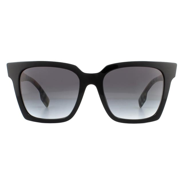 Burberry Burberry Women's Square Black Grey Gradient BE4335 Sunglasses - 2