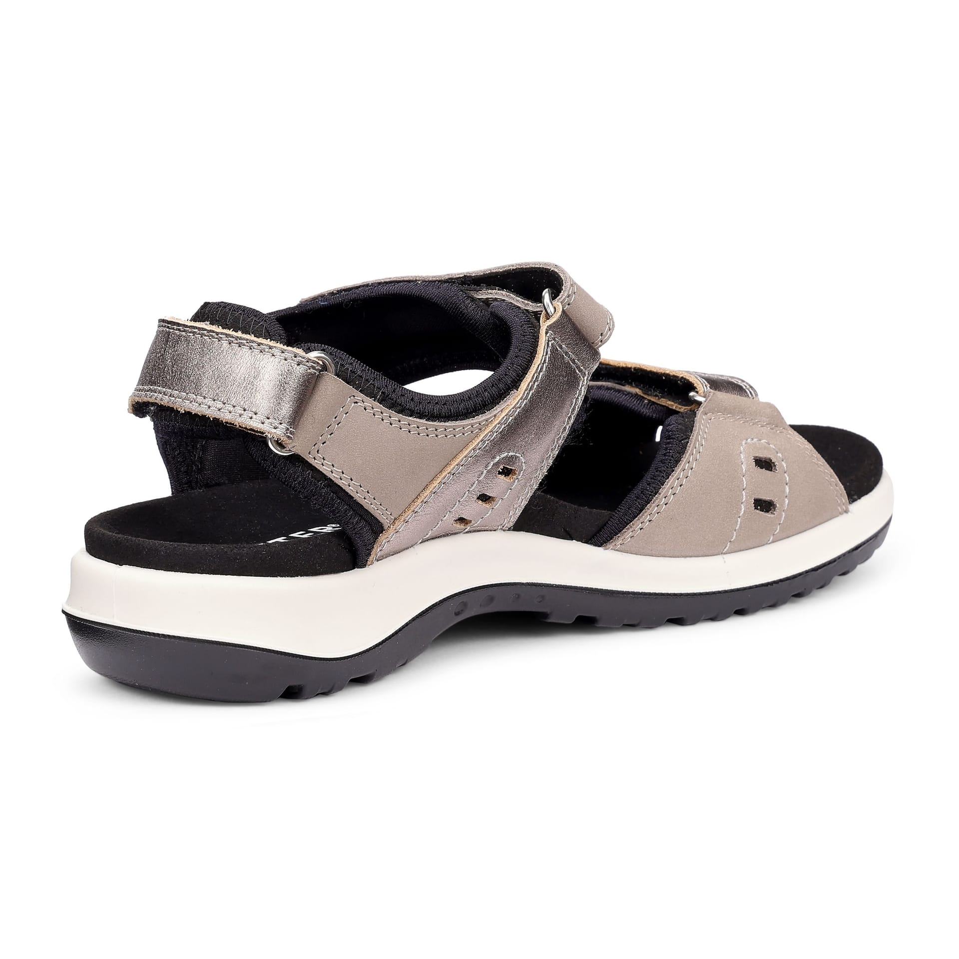 Hotter Hotter Women's Wide 'Walk II' Sandals in Mid Grey - 4