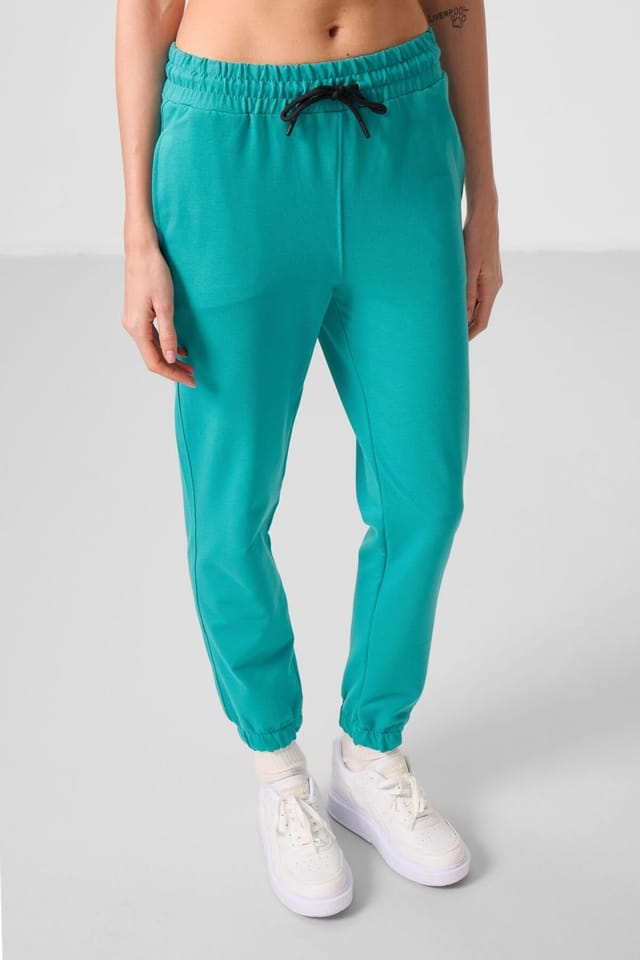 Tommy Life Tommy Life Women's Women's Knit Tracksuit Set in Turquoise - 2