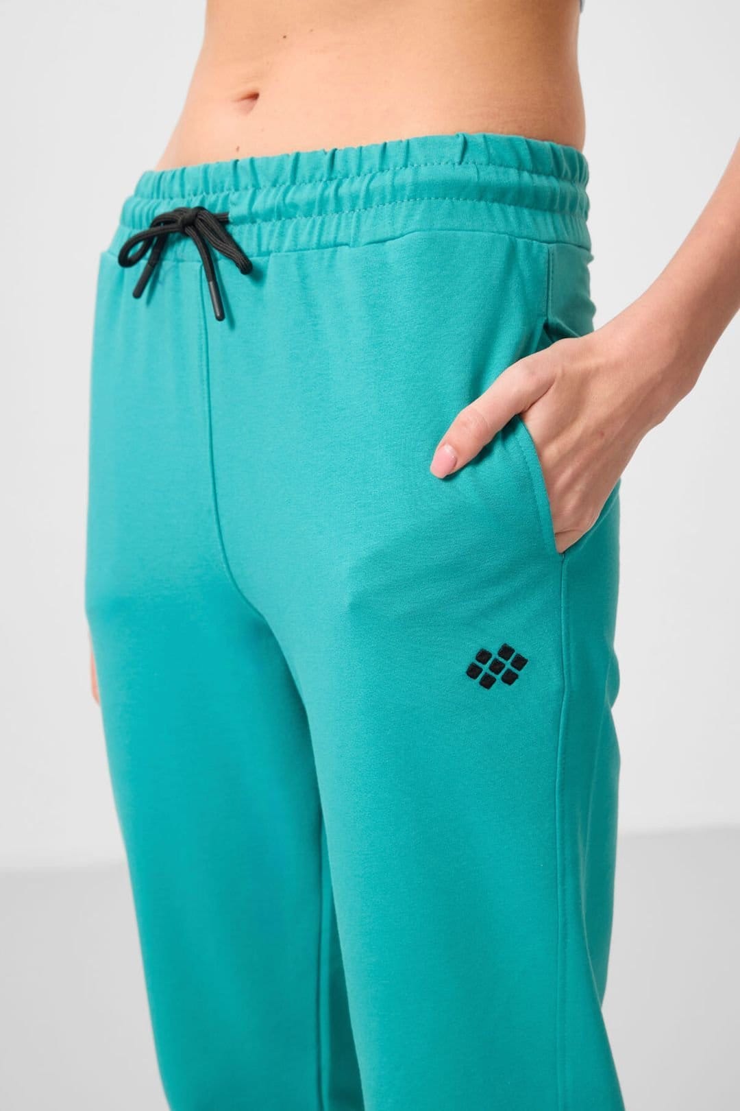 Tommy Life Tommy Life Women's Women's Knit Tracksuit Set in Turquoise - 4