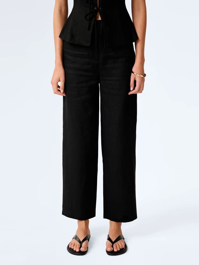OMNES Anderson Trouser in Black - 2