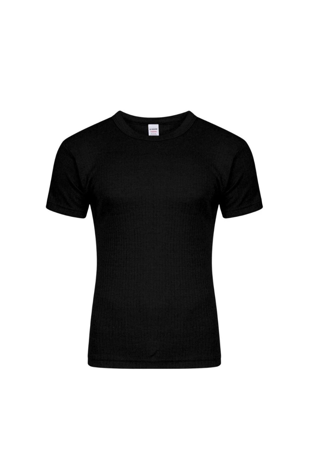 Just Essentials Just Essentials Men's Thermal Base Layer T-Shirt in Black - 1