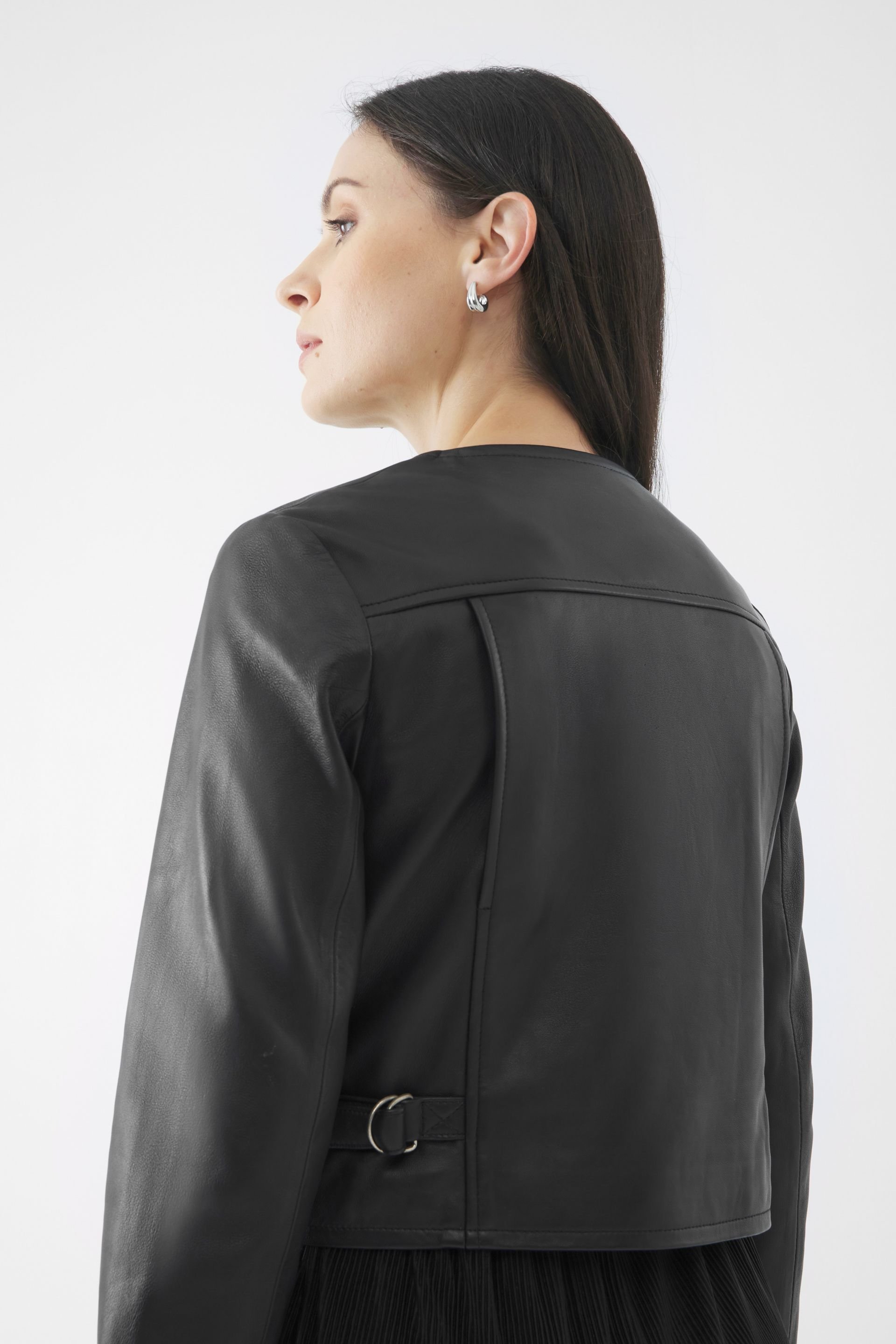 Bolongaro Trevor Bolongaro Trevor Women's Real Leather Bella Zip Through in Black - 4