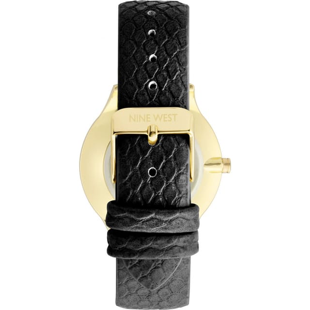 Nine West Nine West Women's NW-2560BKBK 40mm Quartz Watch in Black - 3